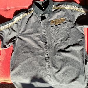 Harley-Davidson button down  short sleeve  shirt